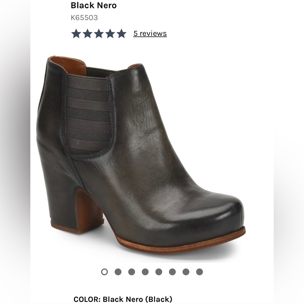 Kork-Ease Shirome Booties, Blk Sz 8.5